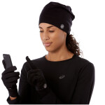 Rukavice Running Pack Cap 3013A035-001 černé - Asics S