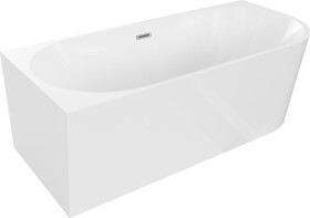 MEXEN - Mia volněstojící vana levá 160 x 75, bílá bez krytky přepadu a zátky 52691607500L-SS