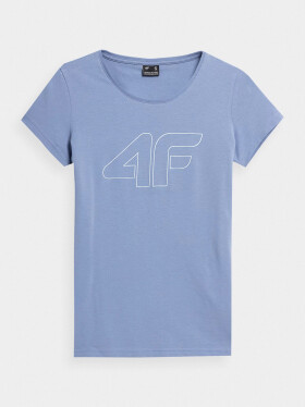Dámské tričko potiskem 4FSS23TTSHF583-32S modré 4F