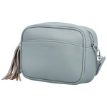 Stylová dámská koženková crossbody MaxFly Rozana, džínově modrá