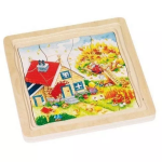 Goki Goki Vícevrstvé puzzle - Roční období