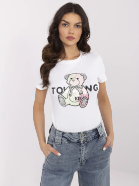 Tričko NM TS JX 09328.65P bílá růžová jedna velikost