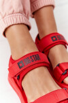 Women's Sport Sandals Big Star HH274A027 Red