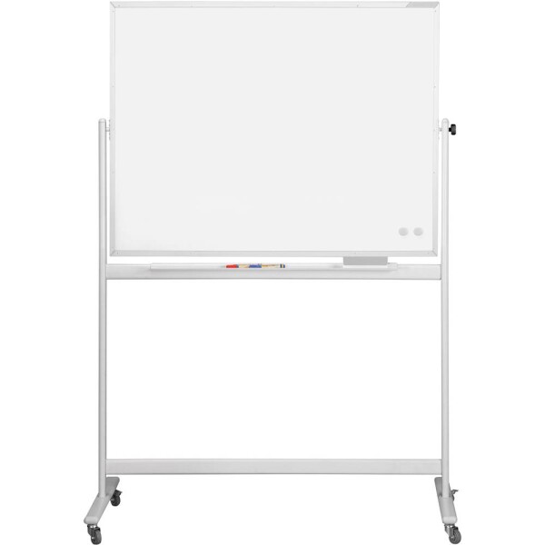 Magnetoplan bílá popisovací tabule SP Mobil (š x v) 1500 mm x 1000 mm bílá, hliník speciální lakový nátěr oboustranně použitelná , vč. odkládací misky