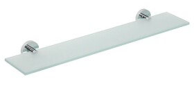 SAPHO - X-ROUND E skleněná polička 600, chrom XR609