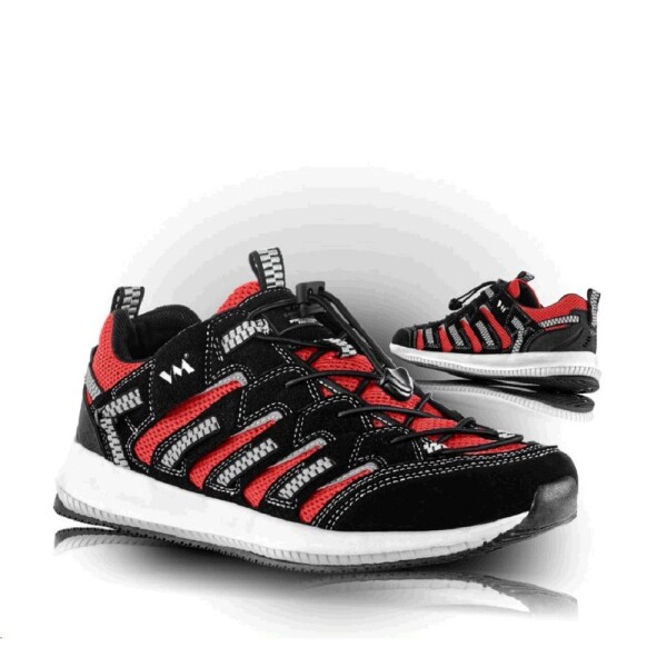 VM Obuv VM Footwear LUSAKA polobotka Červená