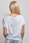 Dámské tričko Fast model 8385520 bílá s potiskem M/L - Gym Glamour