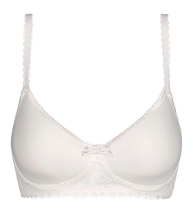 Dámská podprsenka bez kostic PLAYTEX WIREFREE PADDED BRA - PLAYTEX - bílá 75 C