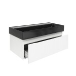 Koupelnová skříňka s umyvadlem SAT Evolution 98x30x44,8 cm bílá mat SATEVO100WMU2B SATEVO100WMU2B