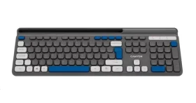 CANYON HKB-W03 šedá / bezdrátová klávesnice / 2.4 Ghz / 105 kláves / CZ/SK layout / 1x AAA (CNS-HKBW03DG-CS)