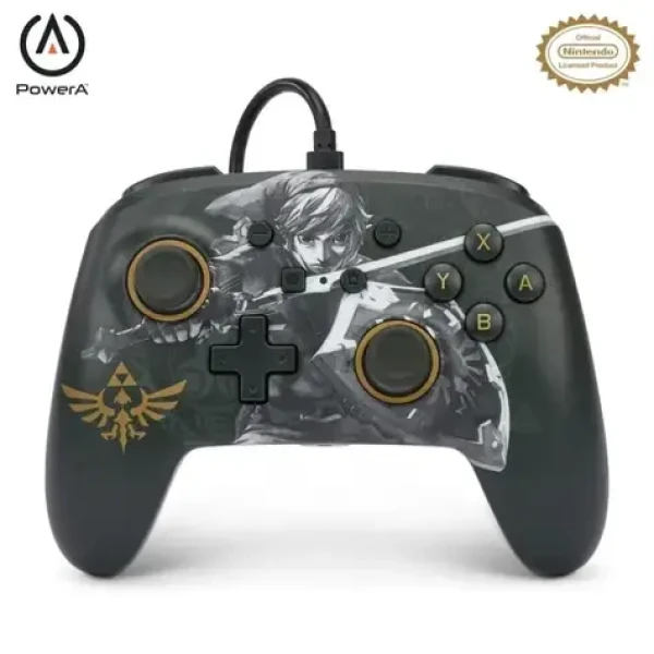 PowerA Enhanced Wired Controller - Battle-Ready Link / Herní ovladač / drátový / Nintendo Switch (NSGP0091-01)