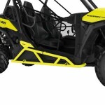 Can-Am Boční nášlapy na Maverick Trail 800/1000 - černá/žlutá Barva: Černá