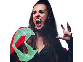 Dovoz Zuby upíří svítící