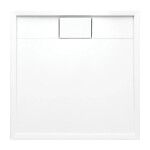 OMNIRES - BROOKLYN akrylátová sprchová vanička čtverec, 90 x 90 cm bílá lesk /BP/ BROOKLYN90/KBP