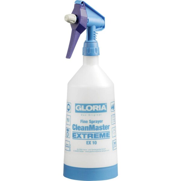 Gloria Haus und Garten 000614.0000 CleanMaster EXTREME EX 10 průmyslový rozprašovač 1 l šedá, modrá