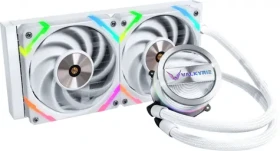 Valkyrie VK-AIODR240W bílá / AIO vodní chladič CPU / 2x 120 mm / 29dB / AMD + Intel (VK-AIODR240W)