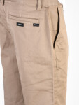 RVCA WEEKEND STRETCH DARK KHAKI pánské plátěné kraťasy