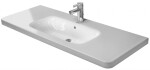 DURAVIT - DuraStyle Umyvadlo 120x48 cm, s 1 otvorem pro baterii, s WonderGliss, bílá 23201200001