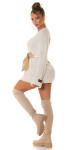 Sexy Fashionista Overknees barva BEIGE velikost 40