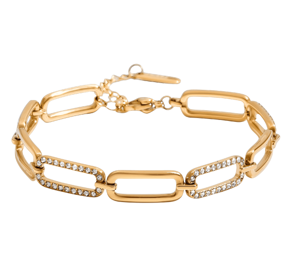ELENYS Verona Lumi – pozlacený náramek 18K žluté zlato Délka náramku: 16+5 cm / max. 21 cm