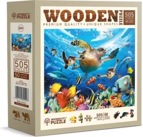 WOODEN CITY Dřevěné puzzle Život v oceánu
