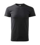 Heavy New tričko unisex ebony gray 3XL