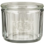 Ib Laursen Skleněná dóza na sůl Clear Glass, čirá barva, sklo