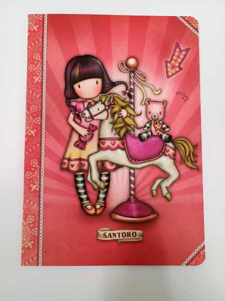 Mar Mar Mar Mar, Santoro Gorjuss, školní sešit 544, linkovaný, A5, mix motivů, 1 ks Motiv: Číslo 4