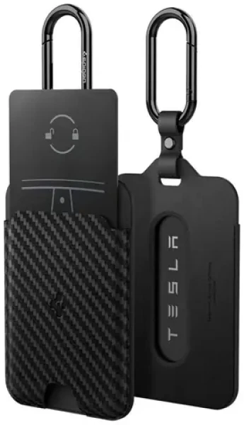 Spigen Tesla Card Holder pouzdro pro karty Tesla 2 ks černá (ACP08794)