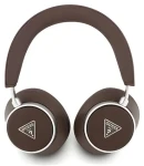 Guess PU Saffiano Triangle Logo hnědá / Bezdrátová sluchátka / ENC / do uší (57983127166)