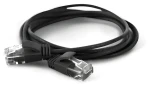 Wantec 7309 černá / Patch kabel / Cat6a U/UTP / 0,1 m / RJ-45 (7309)