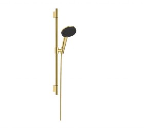 HANSGROHE - Raindance Alive Select S Set sprchové hlavice, tyče a hadice, 3 proudy, EcoSmart, leštěný vzhled zlata 24602990
