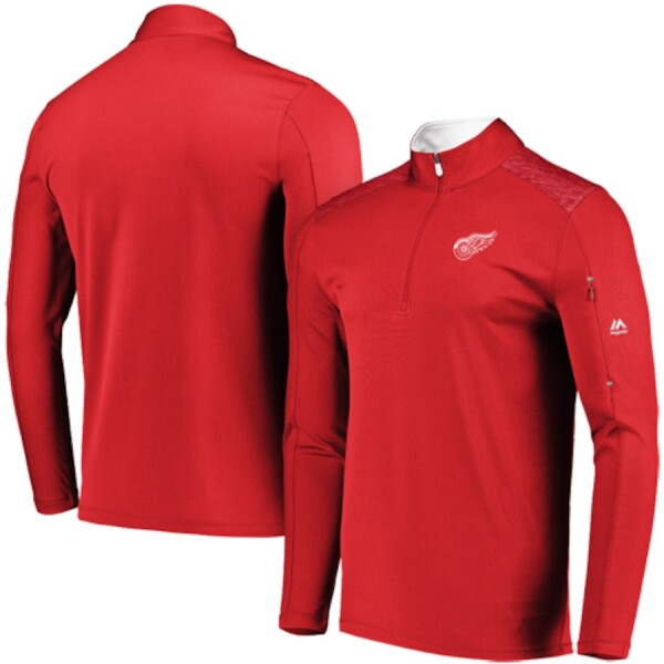 Majestic Pánská Bunda Detroit Red Wings Ultra-Streak Cool Base Half-Zip Velikost: XL