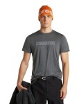 Pánské merino triko krátký rukáv ICEBREAKER Mens Merino 150 Tech Lite SS Tee IBCoordinates, Obsidian velikost: S