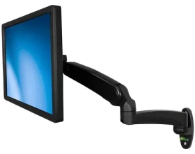 StarTech Nástěnné rameno pro TV a monitor černá / Rameno pro monitor / 12-30" / nosnost 9 kg / rotace 360° (ARMPIVWALL)