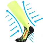 VOXX Podkolenky kompresní FLEX neon žluté 35-38 111442