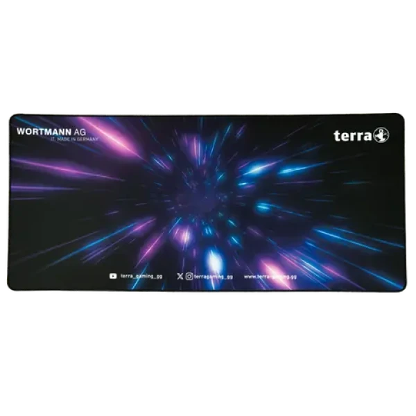 TERRA Mousepad XXL PURE Gaming fialová / Herní podložka pod myš / 900x400x3mm