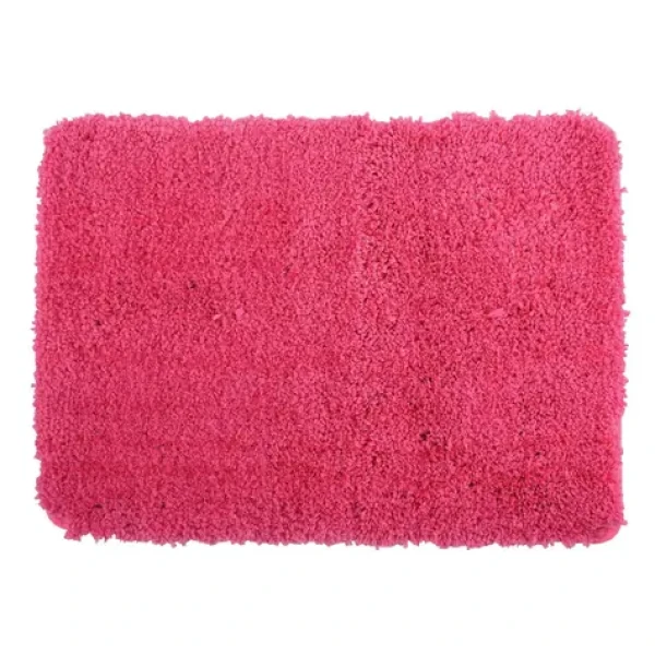 MSV MICROFIBER růžová / Koupelnová předložka / 50 x 70 cm / polyester / protiskluzová