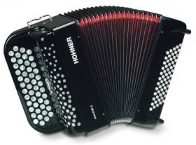 Hohner Nova II 60 A, red, C-stepped