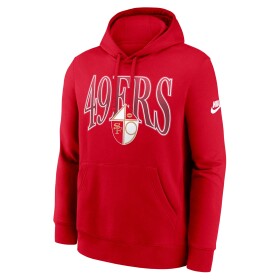 Nike Pánská mikina San Francisco 49ers NFL Throwback Full Blitz Club Hoodie Velikost: XL