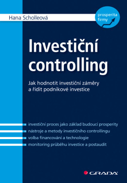 Investiční controlling - Hana Scholleová