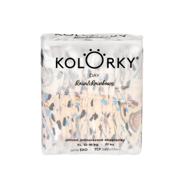 KOLORKY DAY déšť duhy XL (12-16 kg), 17 ks