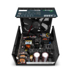 EVOLVEO P1000, zdroj 1000W, 80+ PLATINUM, ATX 3.1, aPFC, 140 mm ventilátor, plně modulární, 3 roky záruka, černý