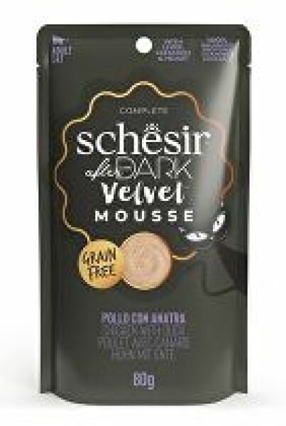 Schesir Cat kapsa After Dark Velv.Mousse kuře/kachn80g