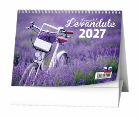 Levandule 2027 - stolní kalendář