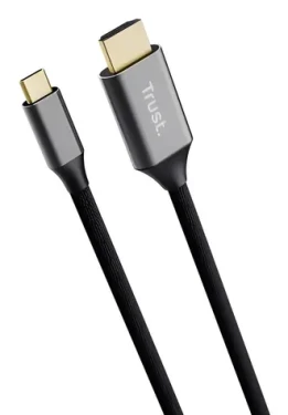 Trust Calyx USB-C na HDMI černá / Redukce / 2 m / 4K (3840×2160) (25630)