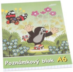 Poznámkový blok KRTEK A6, čtvereček, 50 listů