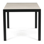 Zahradní stůl 160x90cm, hliník, polywood, černá, AZT-S1514 BK