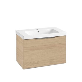 VILLEROY & BOCH - Architectura Skříňka s umyvadlem, 75x47x42 cm, 1 zásuvka, Nordic Oak 4A878001SVJ