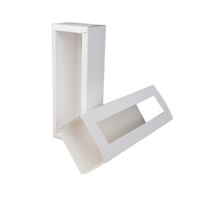 Cake star Krabička na makronky bílá 20,8x7,3x5,5 cm (na 6 kusů)